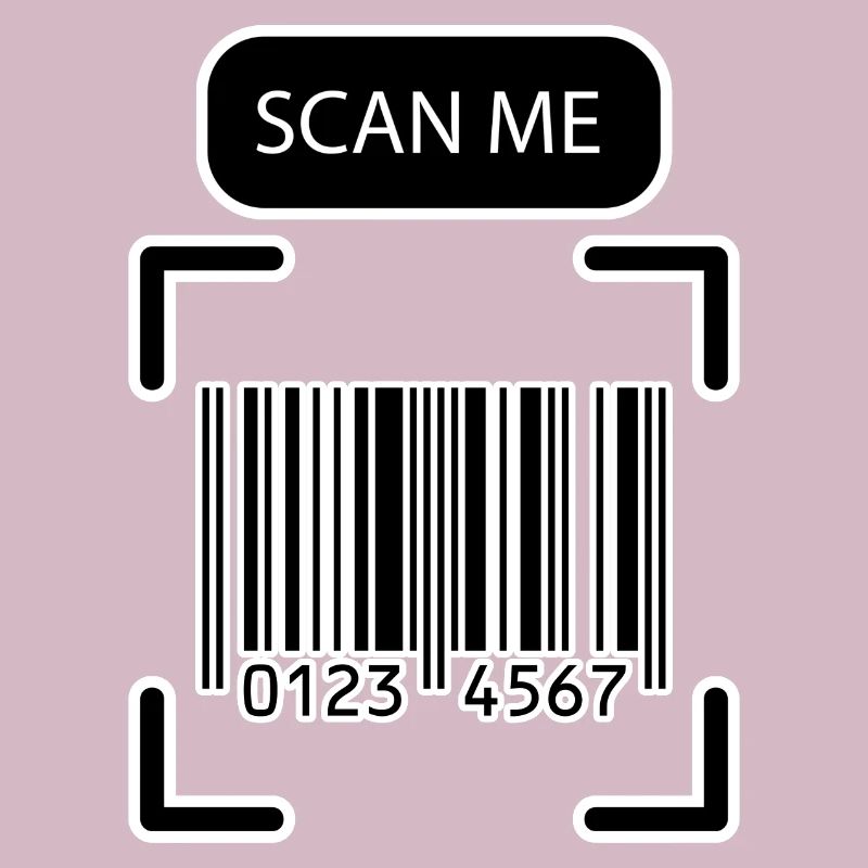 SCAN ME Barcode Funny Design