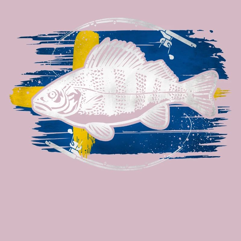 Perche de pêche de Suède