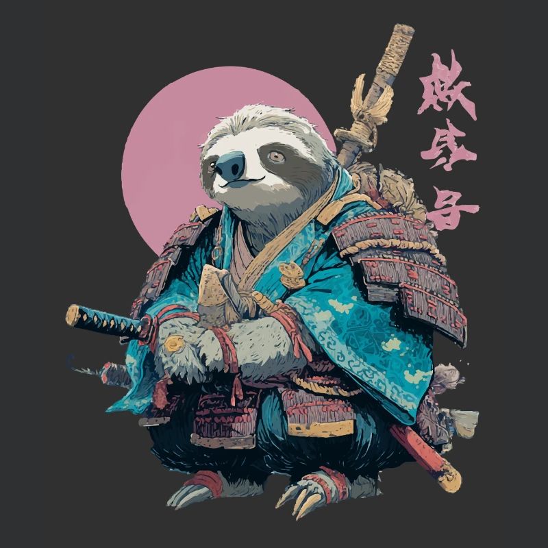 Sloth Samurai in Blue Armor