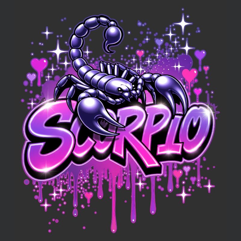 ♏ -Skorpion- Sternzeichen im Graffiti-Stil