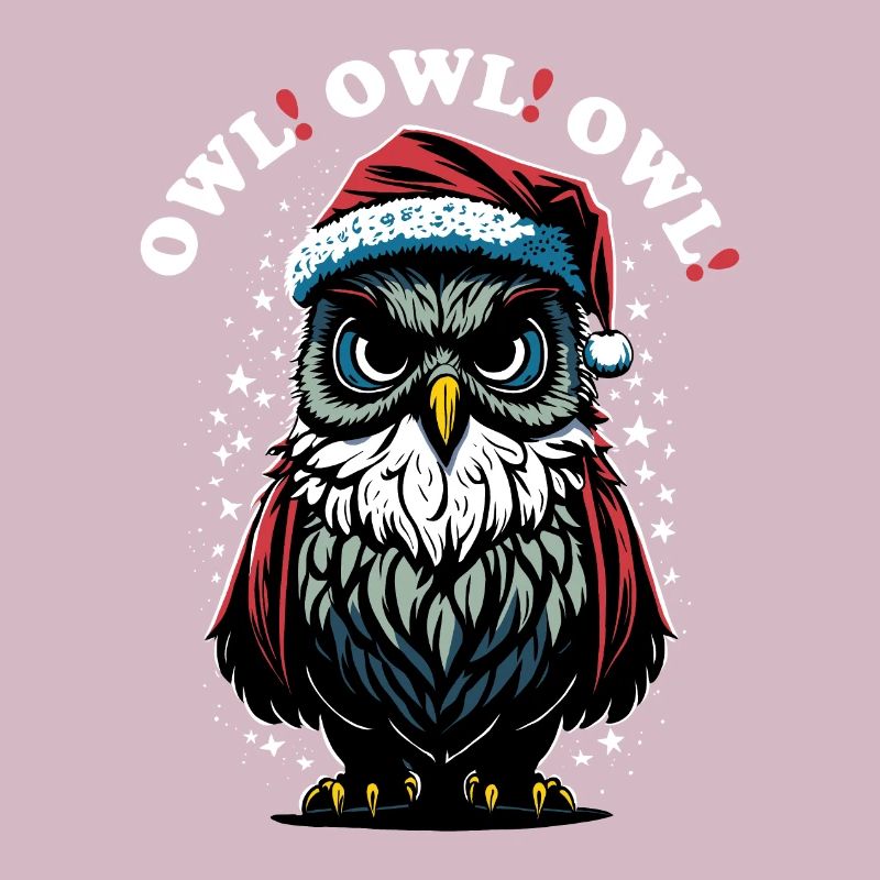 Weihnachtsmann Eule