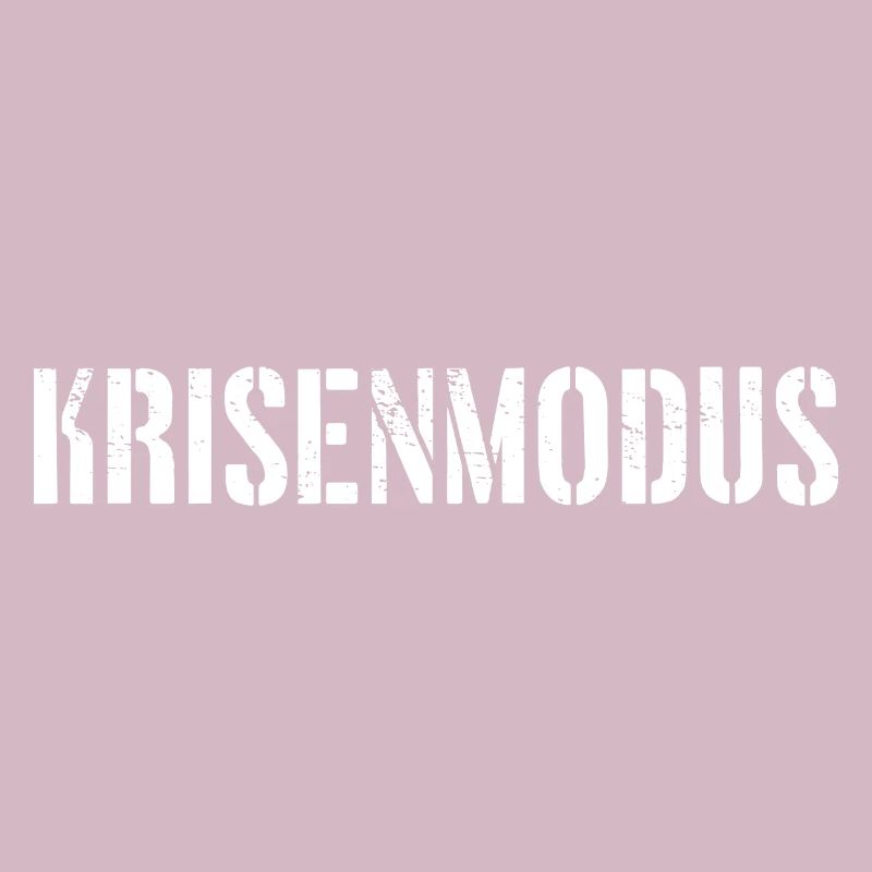 MODE CRISE – Mot de l’année Script délavé