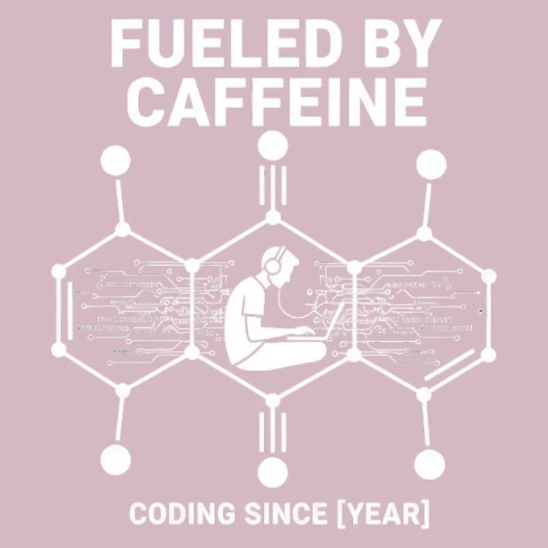 Fueled by Caffeine Coding Shirt | Programmierer