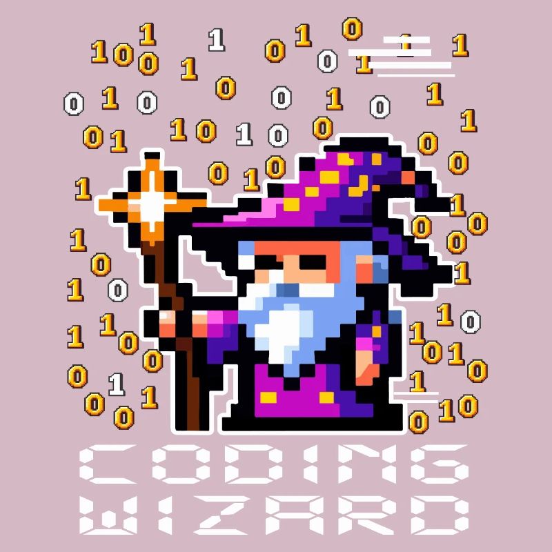 Zauberer-Pixel-Code