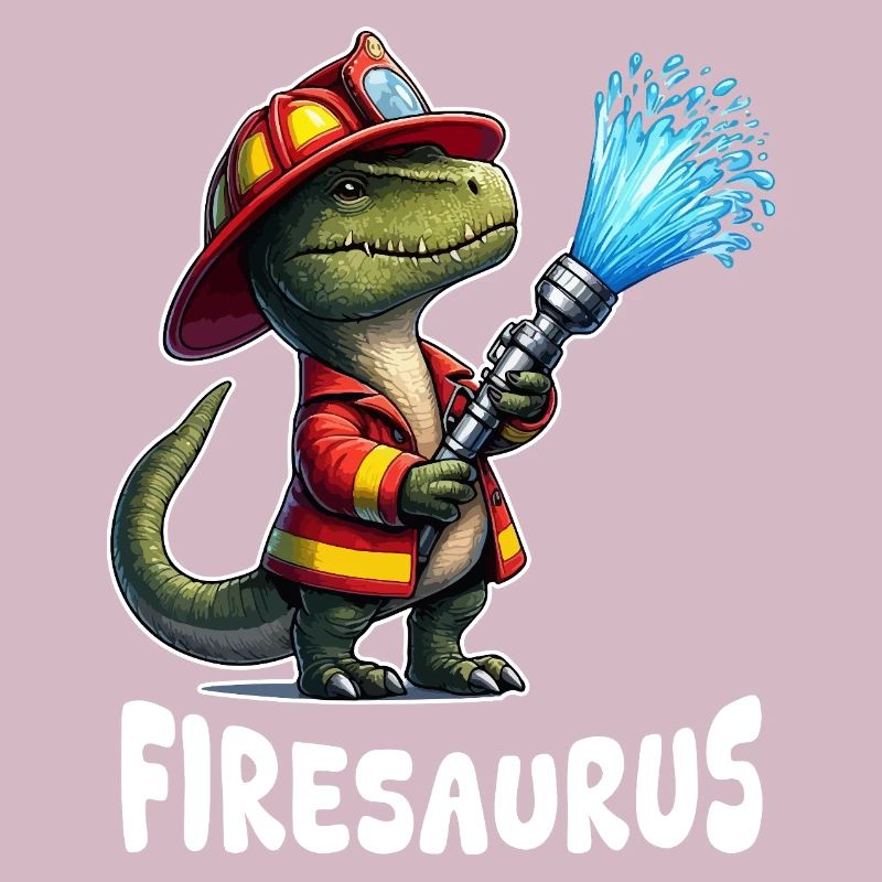 Firesaurus Pompier Mascotte