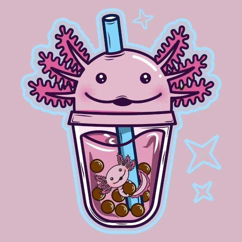 Axolotl Bubble Tee