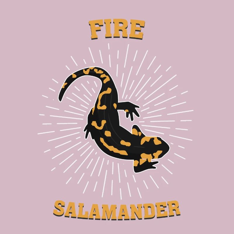 Fire Salamander Salamander Lizard Lizard Gift