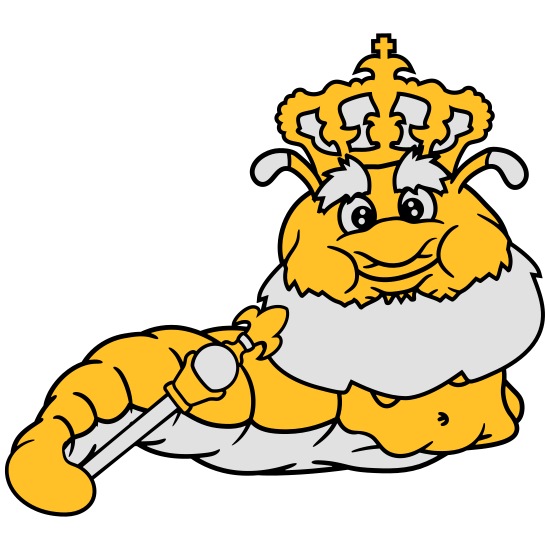 corona rey príncipe viejo cetro barba gordo grasa' Camiseta de manga larga  premium mujer | Spreadshirt