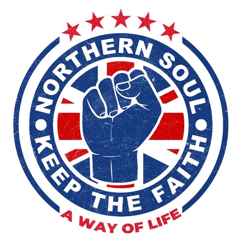 Nördliches Seelenfaust-Emblem Bewahre den Glauben
