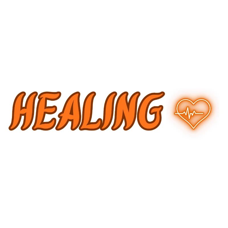Healing – Minimalistisches Herz Symbol
