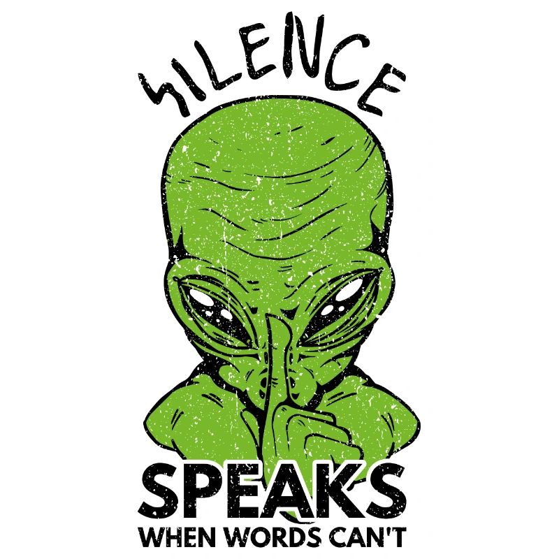 Le silence parle quand les mots ne le peuvent pas - Deep Thinker