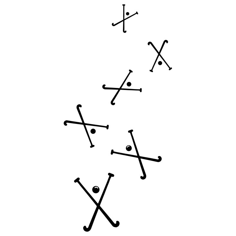 Symbole du hockey sur gazon