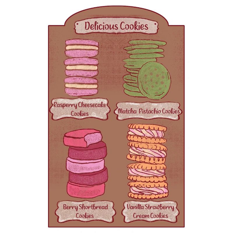 Biscuits à la mousse moka