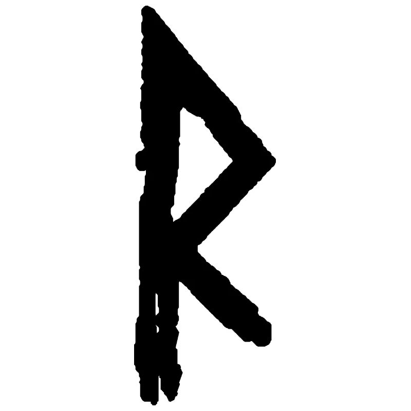 Elder Futhark Rune Raidho - Buchstabe R