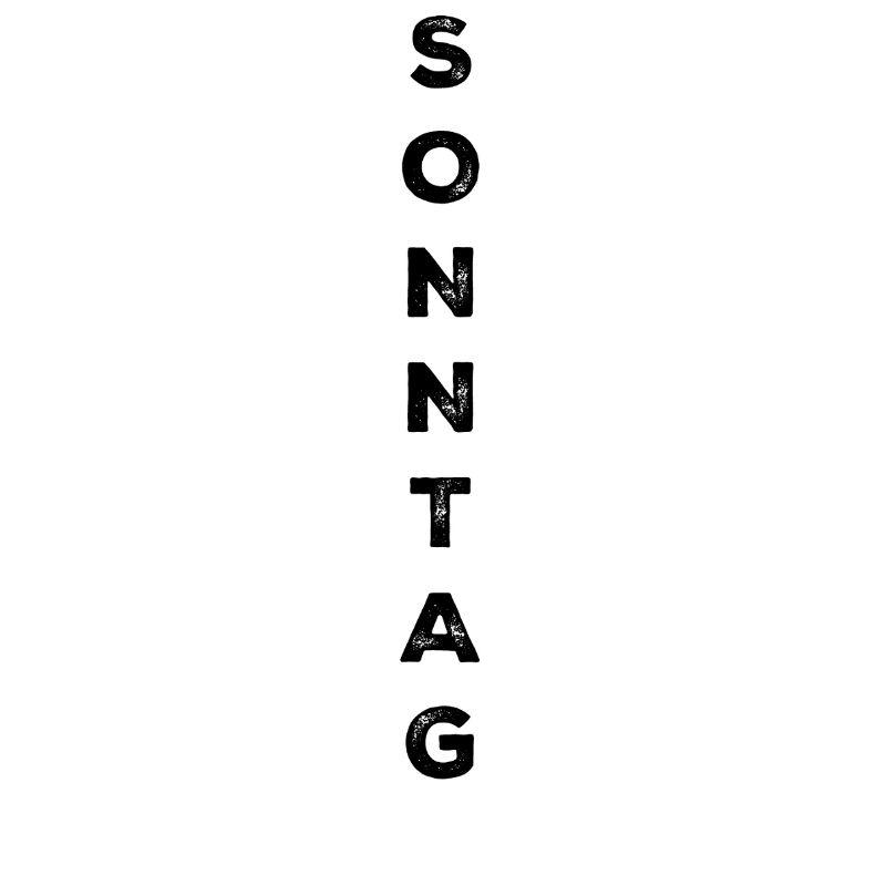 Sonntag - schwarz