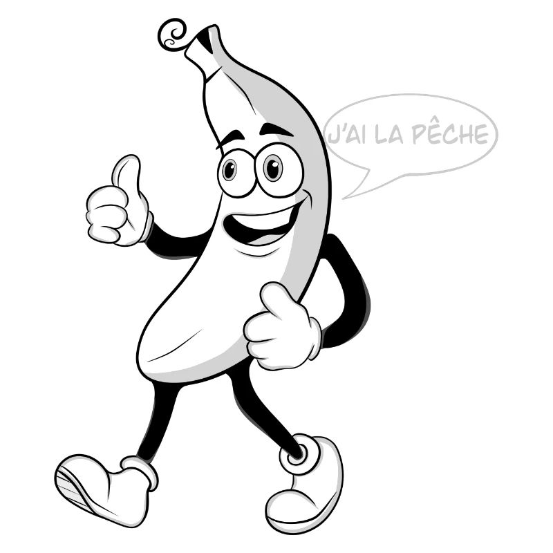 T-Shirt mit Bananen-Logo