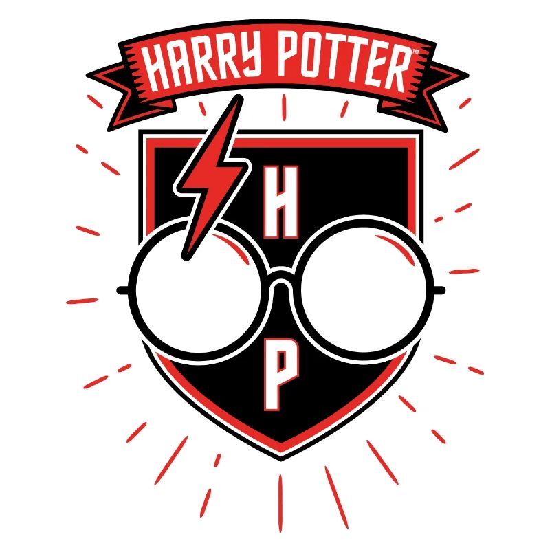 Harry Potter Éclair, Lunettes Et Initiales