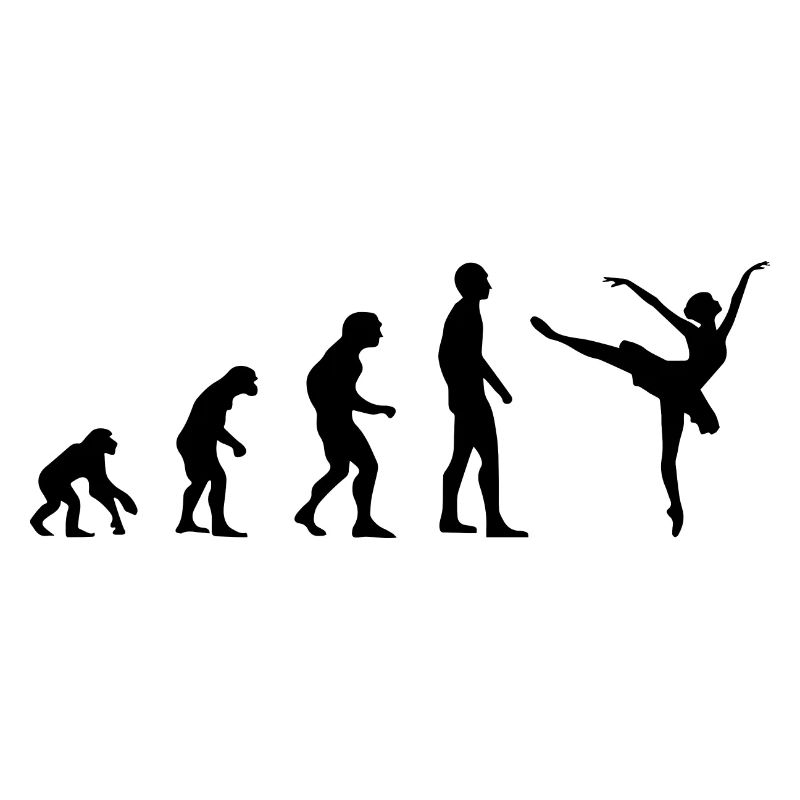 Ballerina Tänzer Ballett Evolution Geschenk