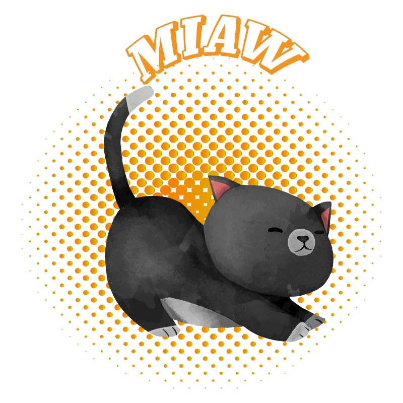 Chat Kitty Kitty Miaw Kitty doux moelleux