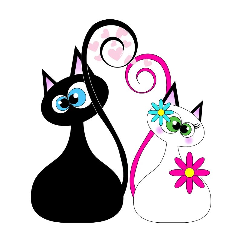 Visage de chat dame chat
