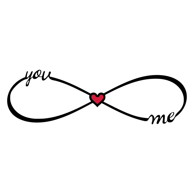 symbole de l'infini Infinity vous me & BFF