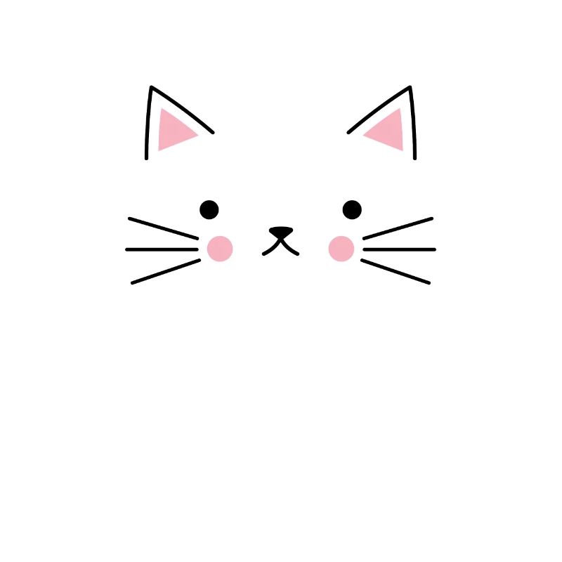 Visage de chat masque de chat chat mignon chat