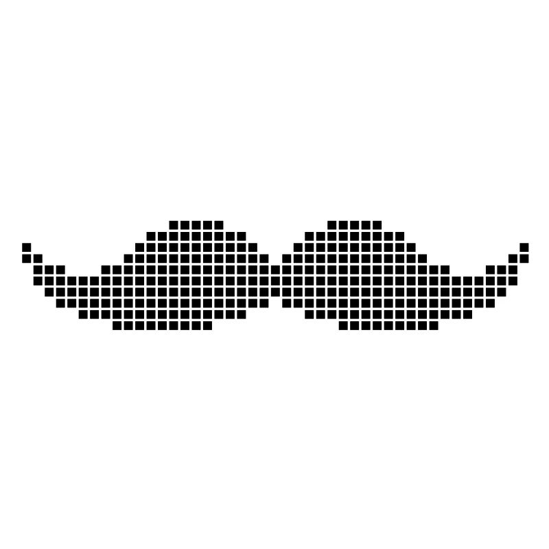 Pixel Moustache