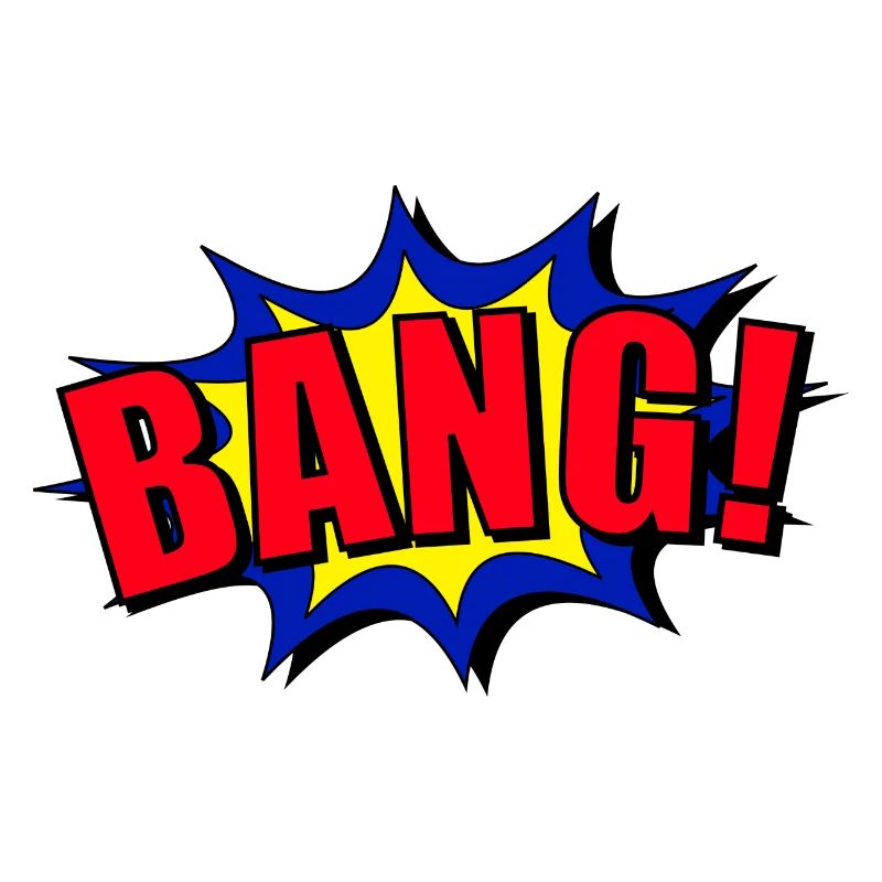 Bang comic style