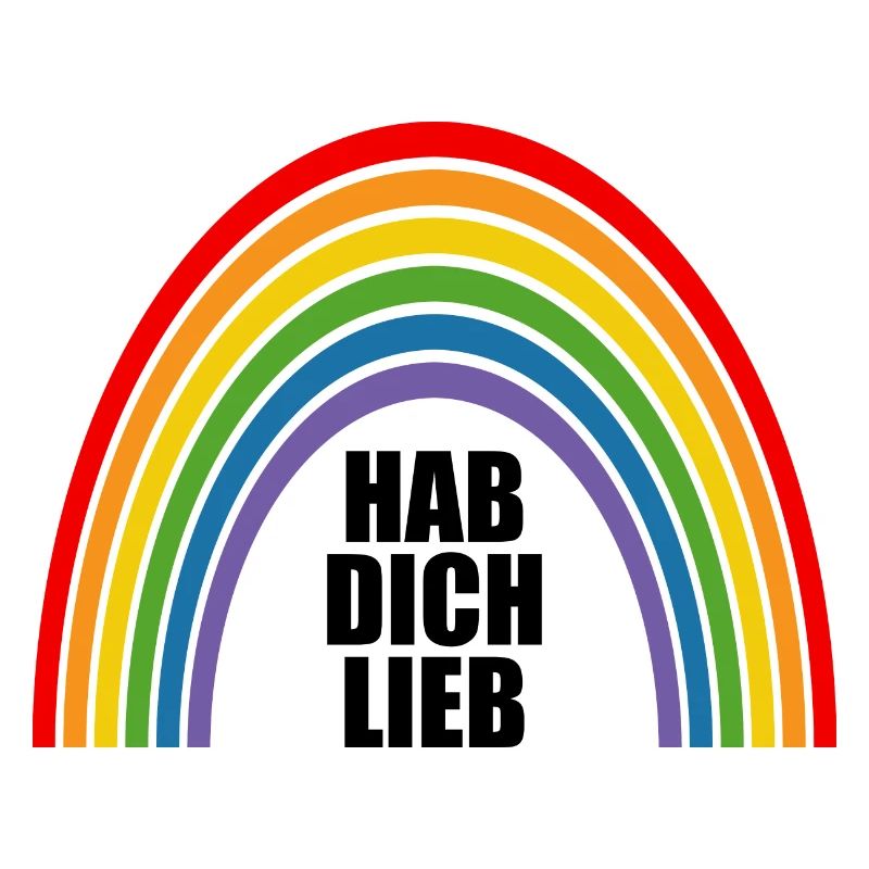 Regenbogen Hab dich lieb