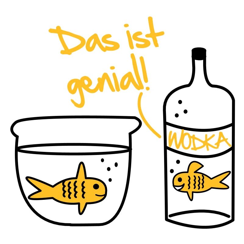 Goldfish vodka Conception