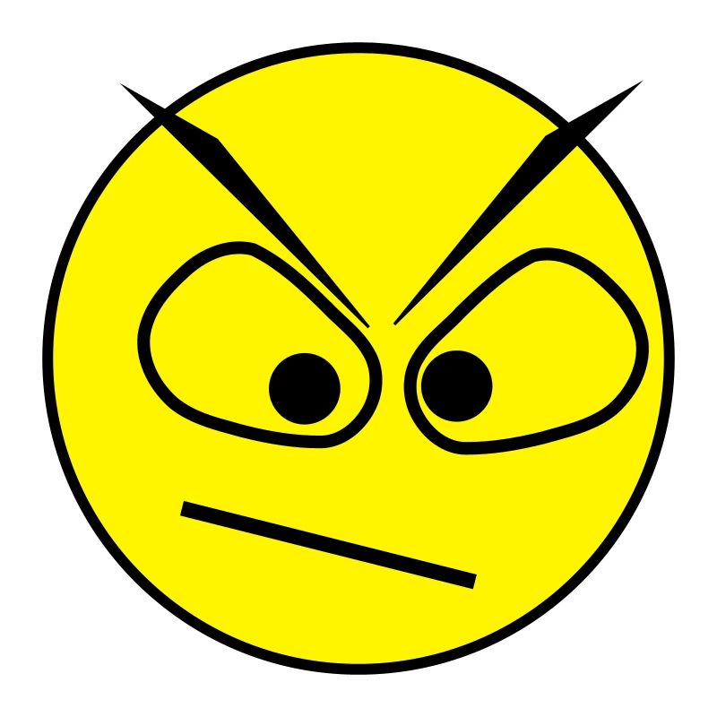 angry face