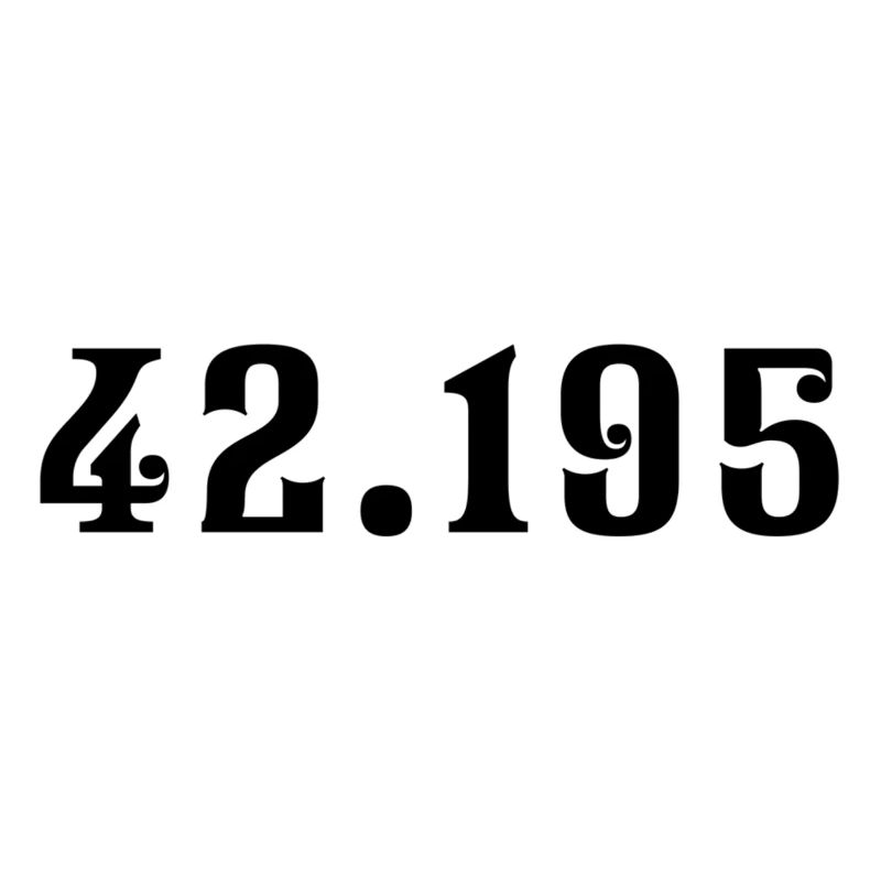 42195 Marathon