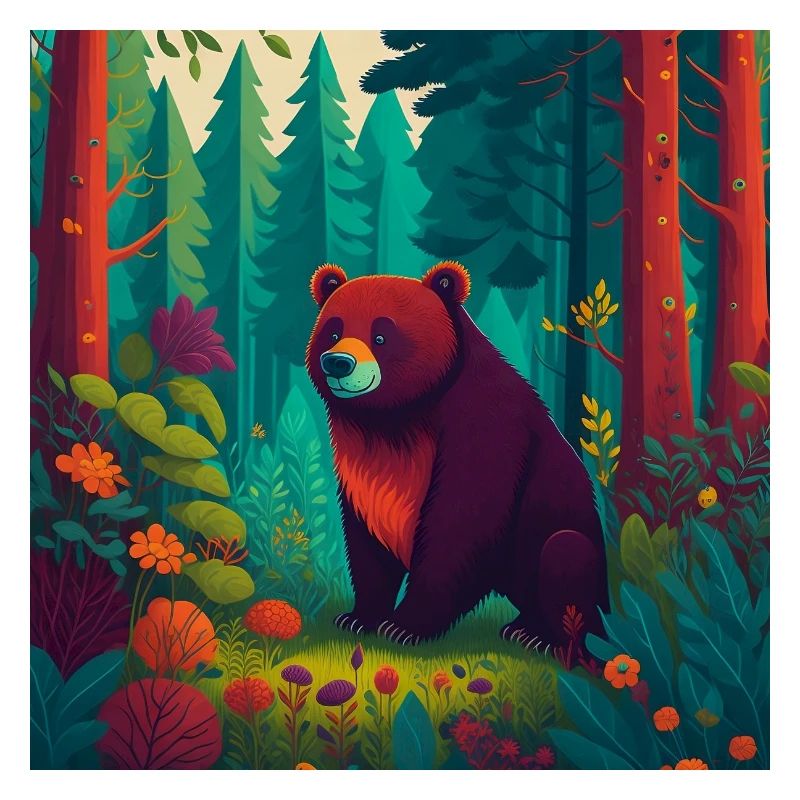 Ours dans la forêt