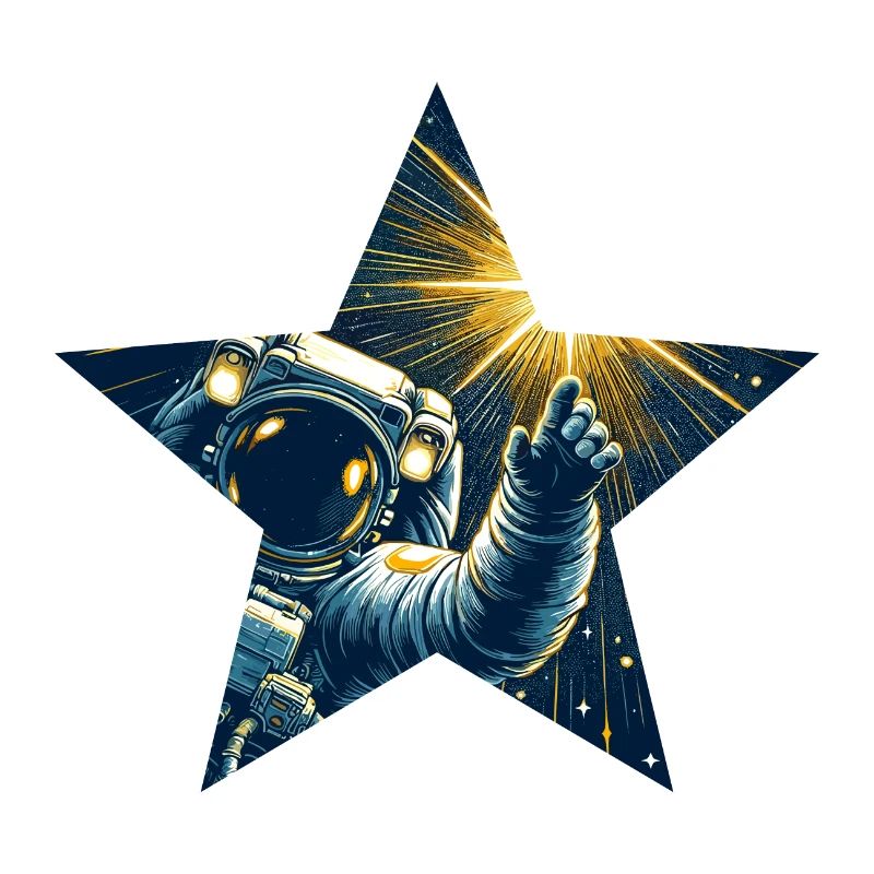 Astronaut’s Star Art: Space Exploration!