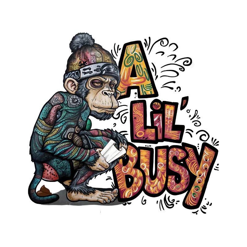 Busy Monkey: Ein kleiner Toilettenhumor