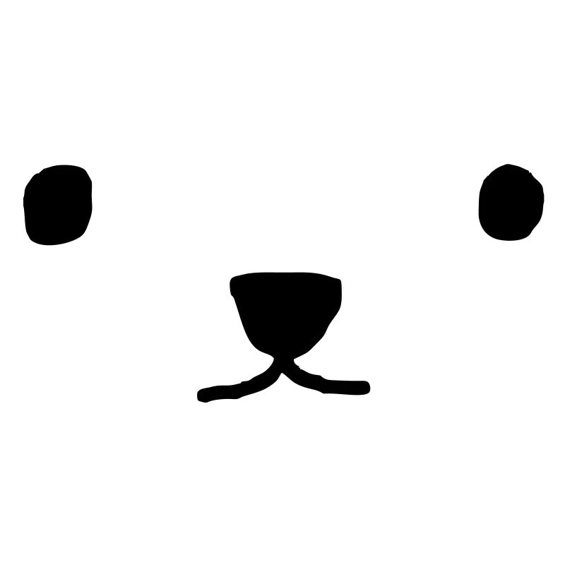 Teddy Bär Gesicht