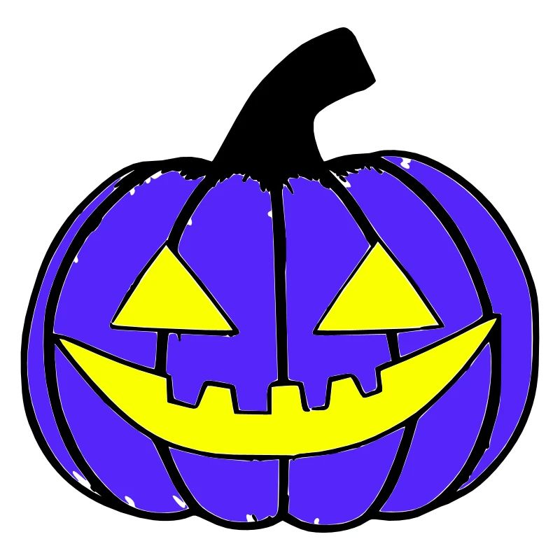 Halloween Spooky Pumpkin Lantern Vector
