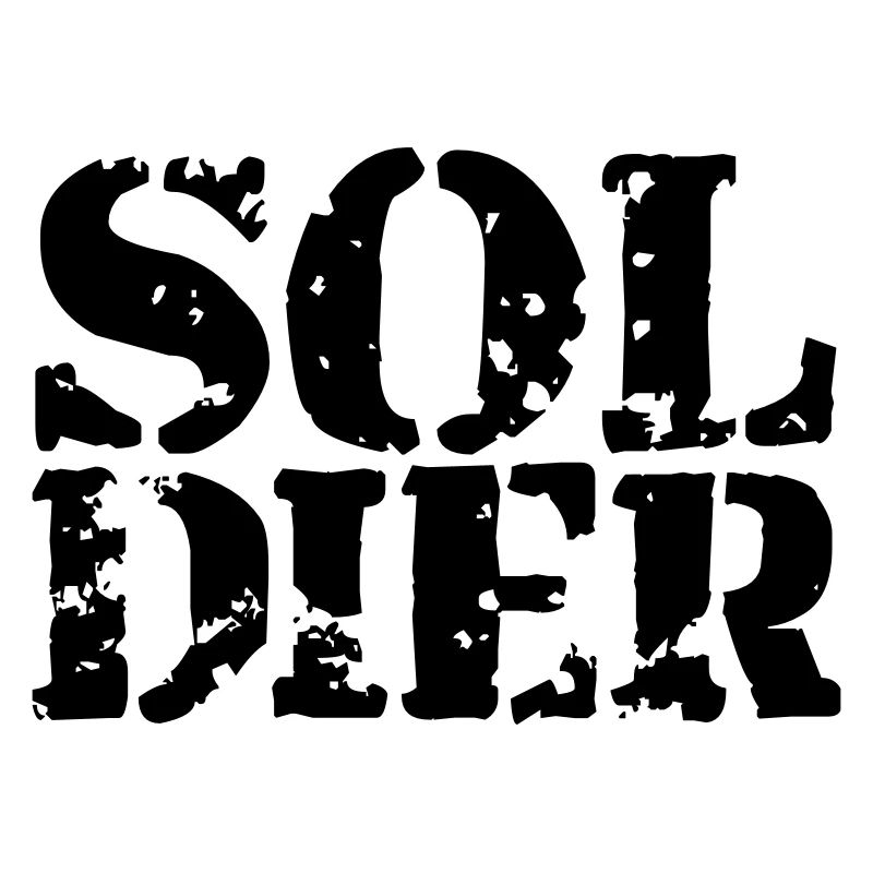 Stamp Soldier Logo War General Freedom Fighter