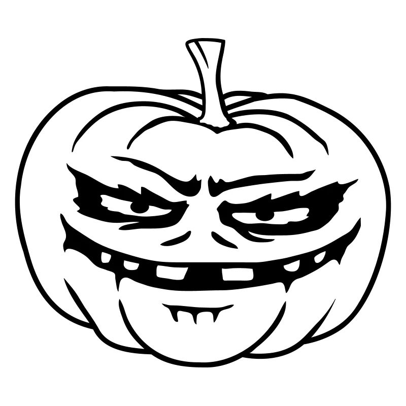 Monster Kürbis Comic Halloween