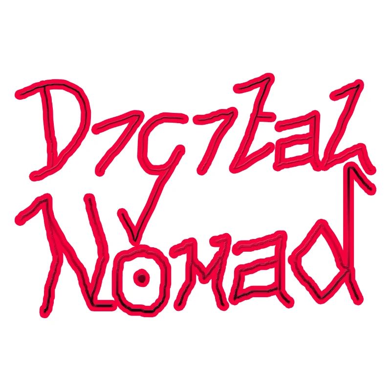 Digital Noobmad Design - Red
