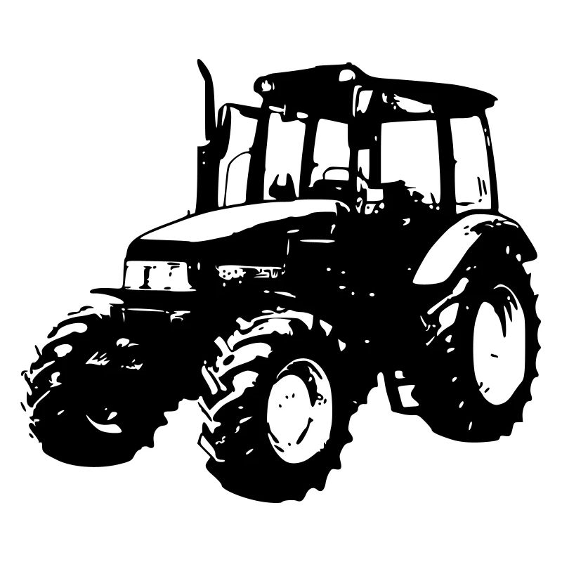 Trecker / Traktor / Schlepper (1-farbig)