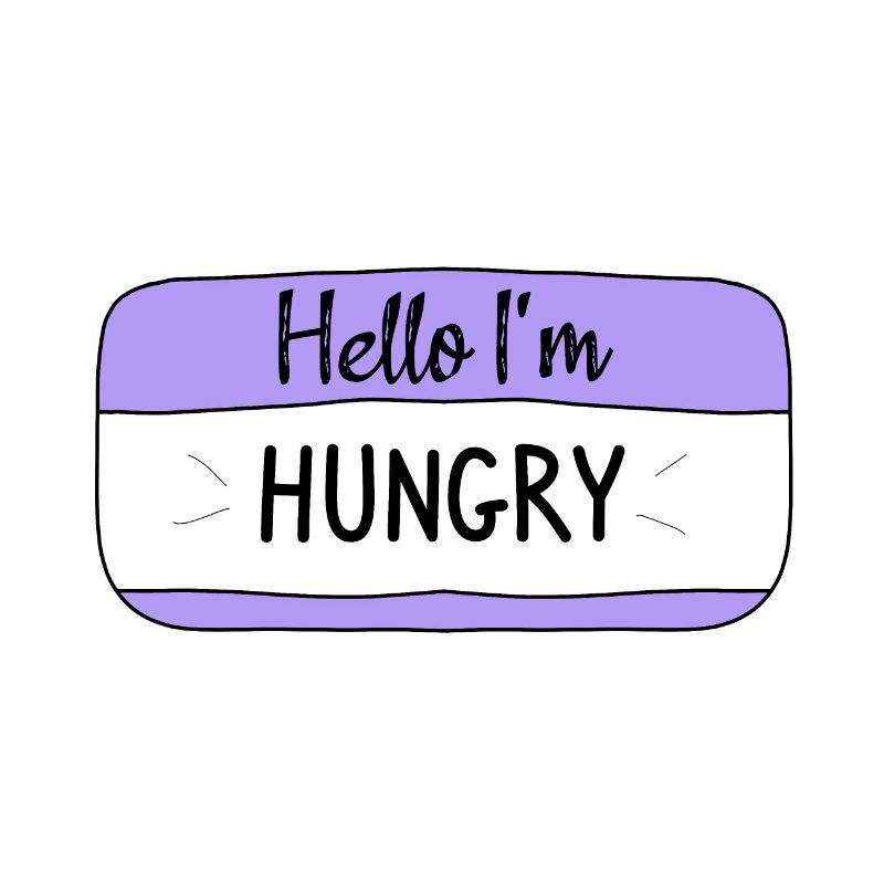 Hallo, ich bin hungrig, lustiges T-Shirt