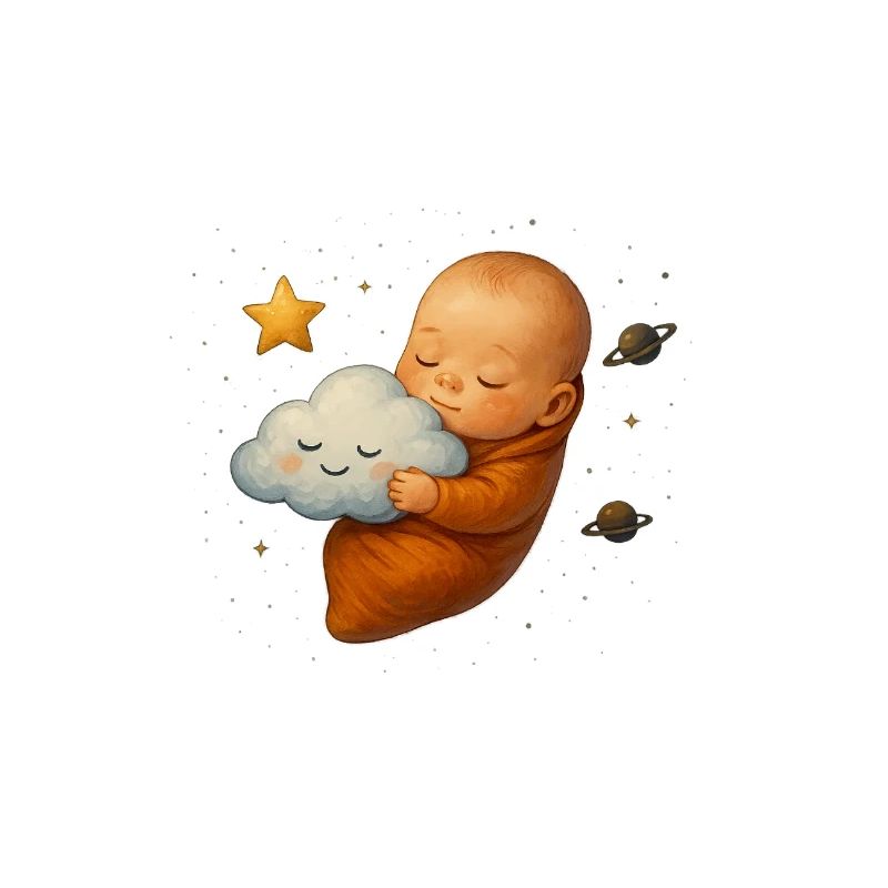 Newborn cuddles cloud