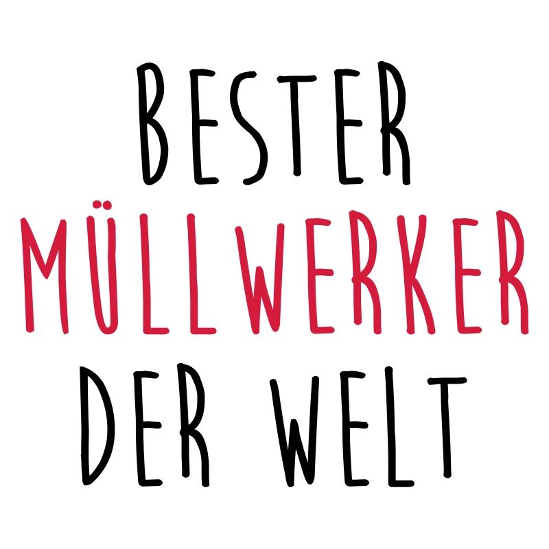 Müllwerker Müllwerkerin Kehrmaschine Müllmann Müll