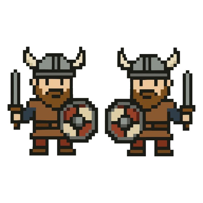 wikinger comic pixel 2