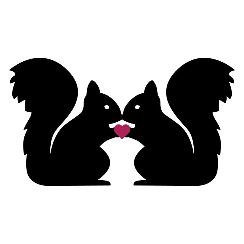 Eichhörnchen Herz Liebe