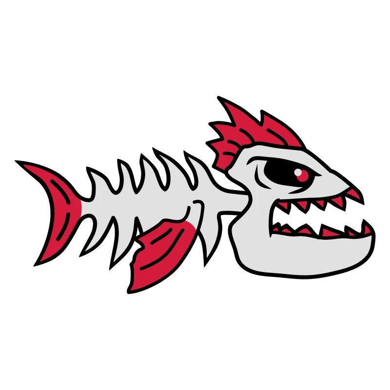 Fish Bone Punk Monster