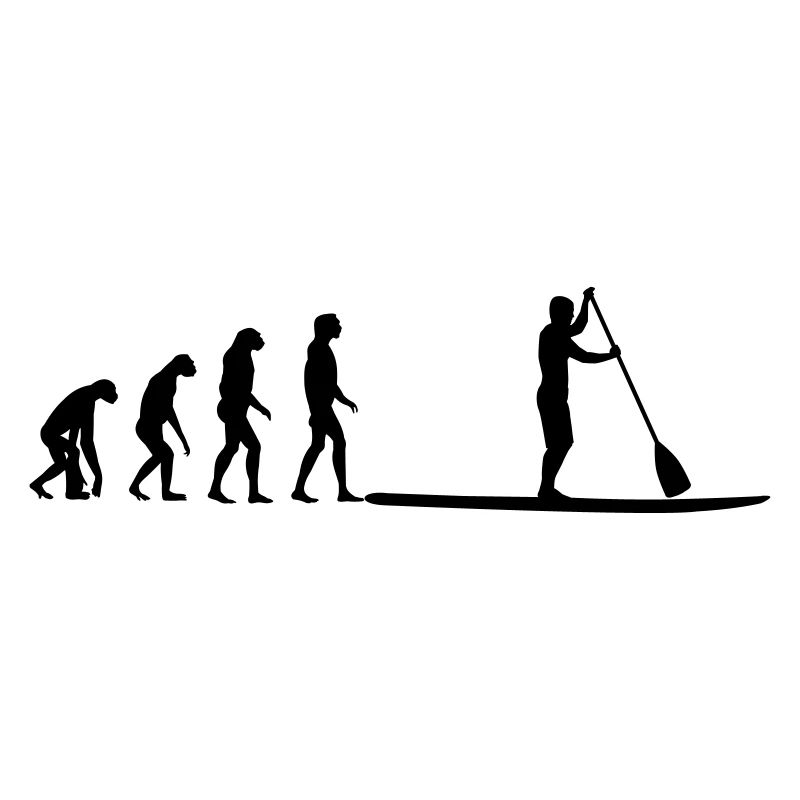 SUP evolution - stood up Paddeling - water sports