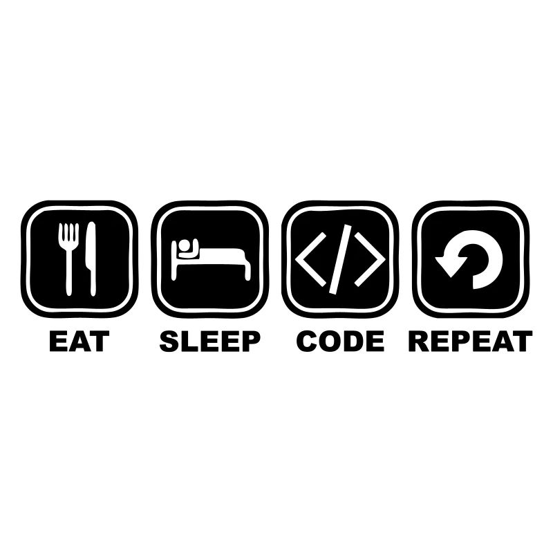 Eat, sleep, Code, Repeat
