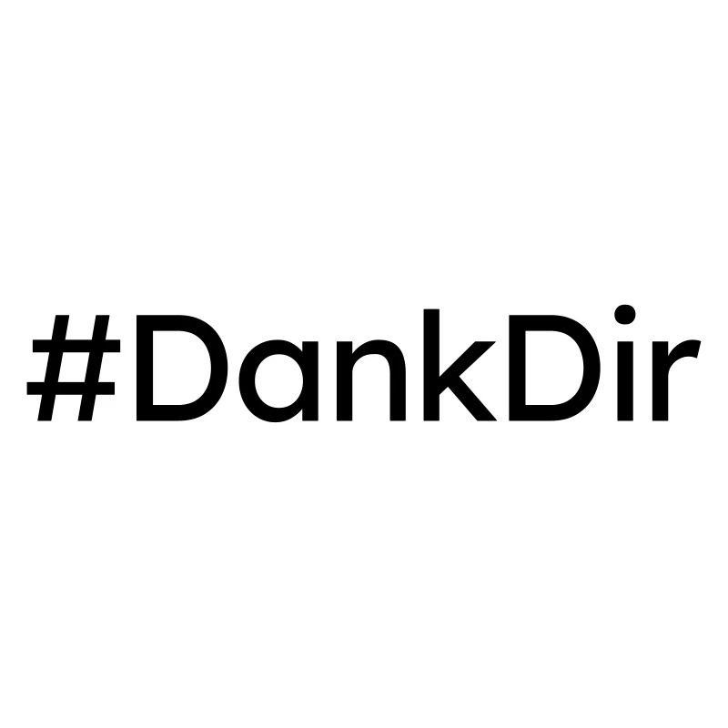 Hashtag Dank Dir Schrift Danke Typografie Geschenk